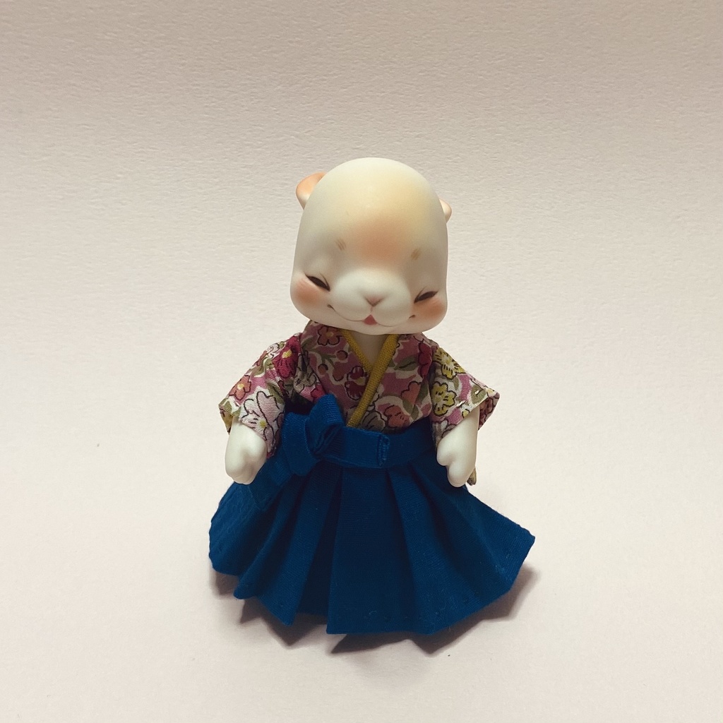【COCORIANG】袴セット 花桃×紺青