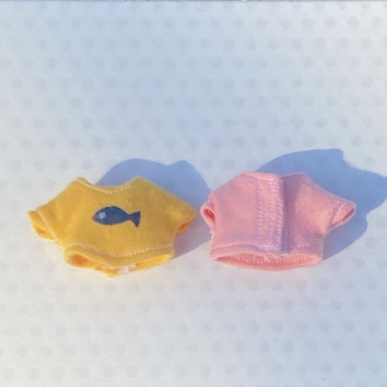 【CAPSULE DOLL用】お魚Tシャツ