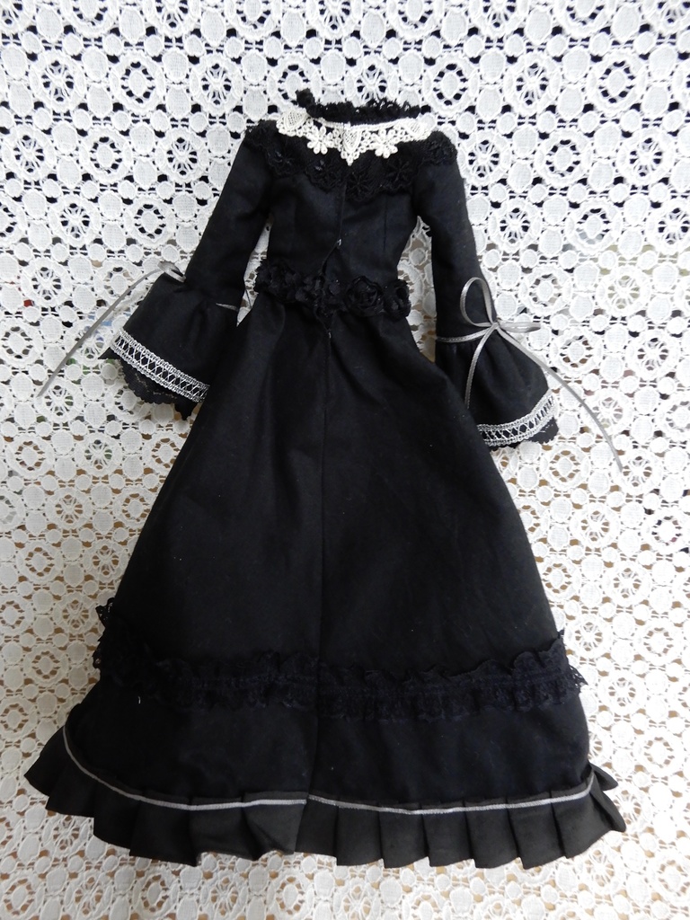 【ユノア用】ラップスカートロングドレス黒