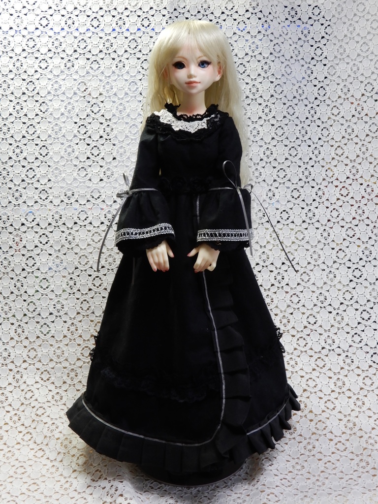 【ユノア用】ラップスカートロングドレス黒