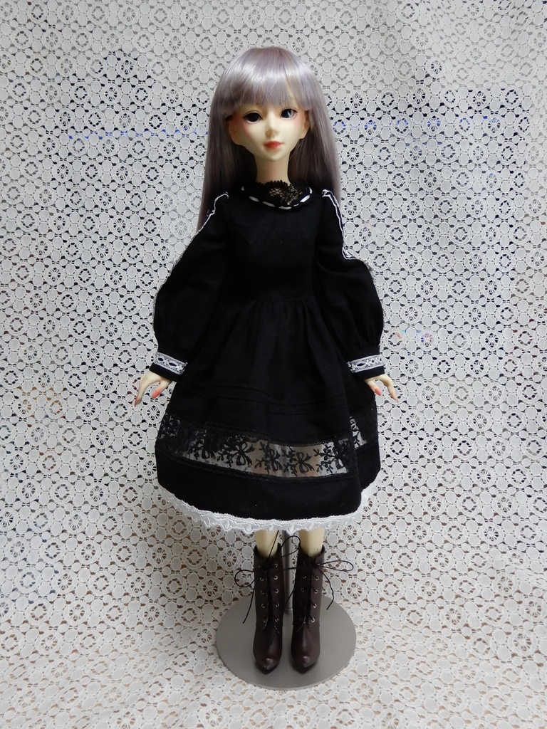【ユノア用】レースの黒ワンピース