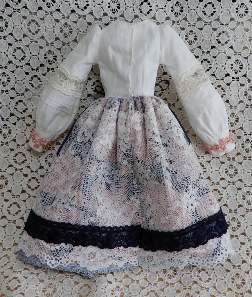 【ユノア用】リバティ×チュールの白ワンピース