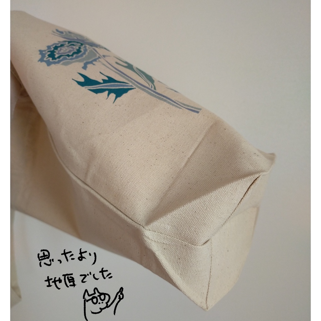 花のトートバッグ