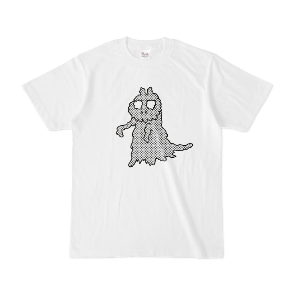 おばけのもしゃえっとTシャツ