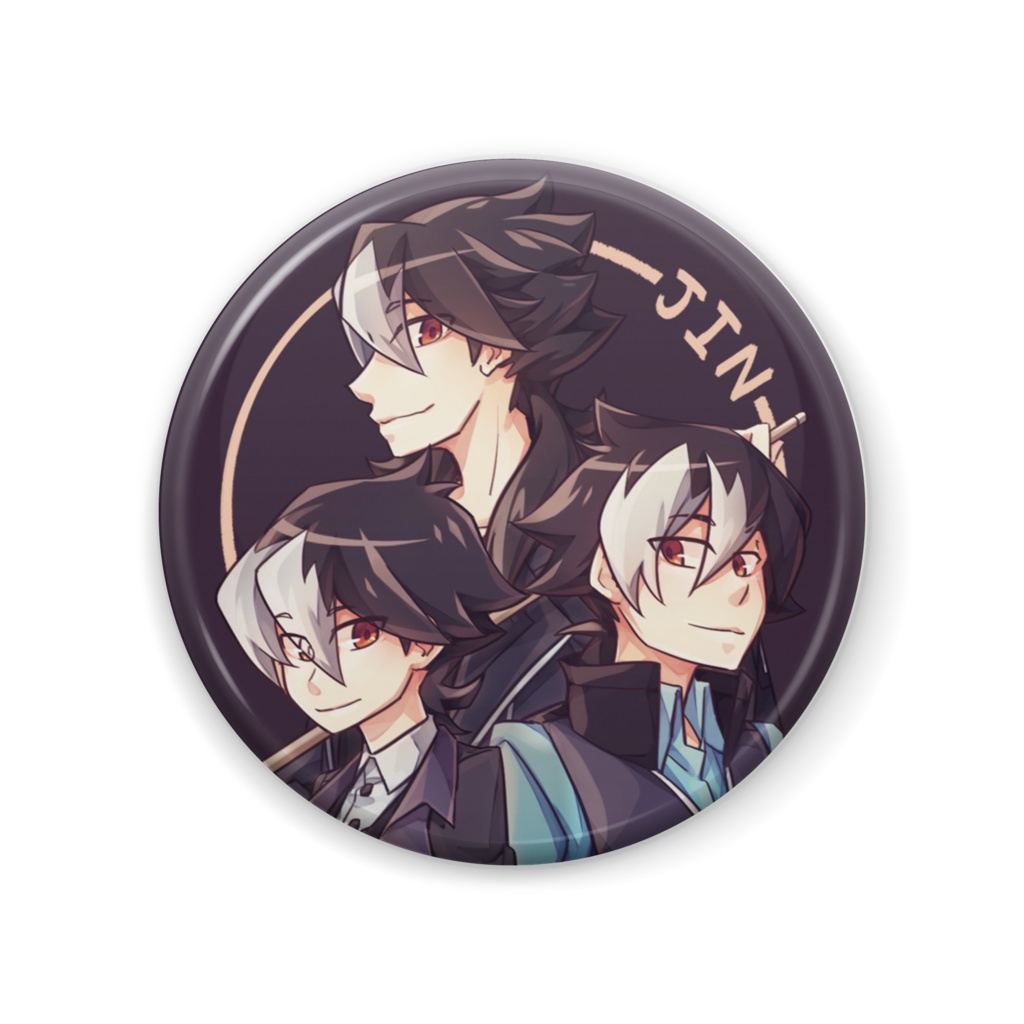 ダン戦男子57mm缶バッジ-第一彈