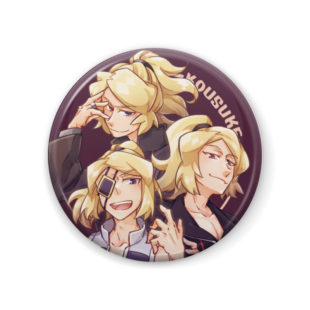 ダン戦男子57mm缶バッジ-第二彈