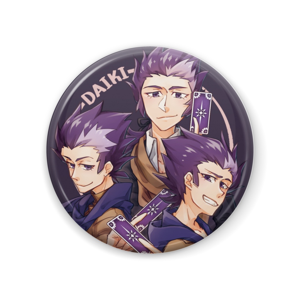 ダン戦男子57mm缶バッジ-第二彈