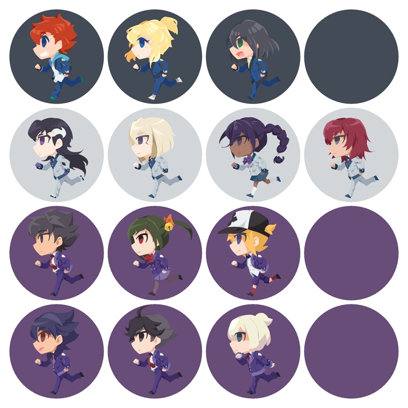 ダン戦wars 32mm缶バッジ-ハーネス第一小隊