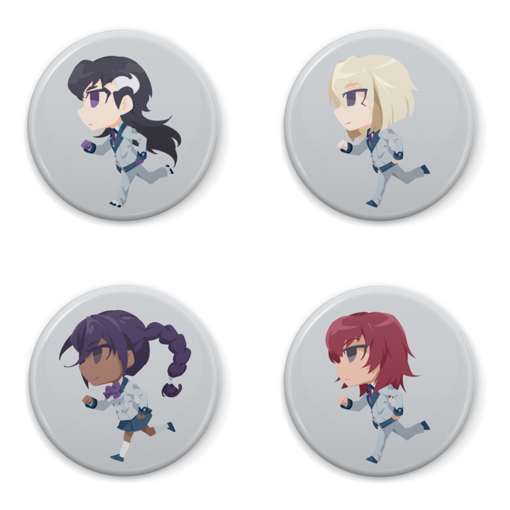 ダン戦wars 32mm缶バッジ-ロシウス第六小隊