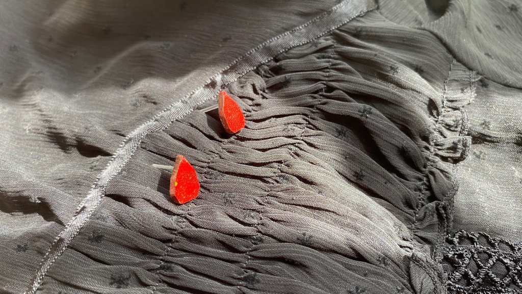 津軽塗 blood ピアス