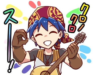 アナザーエデンLINEスタンプパロディ クロノシリーズイラスト集