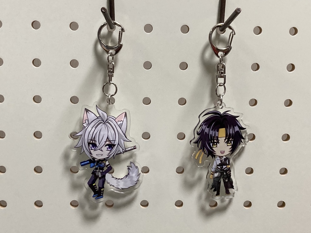 ゼンレスゾーンゼロ アクリルキーホルダー セス・アキラ・ライカン・ハルマサ