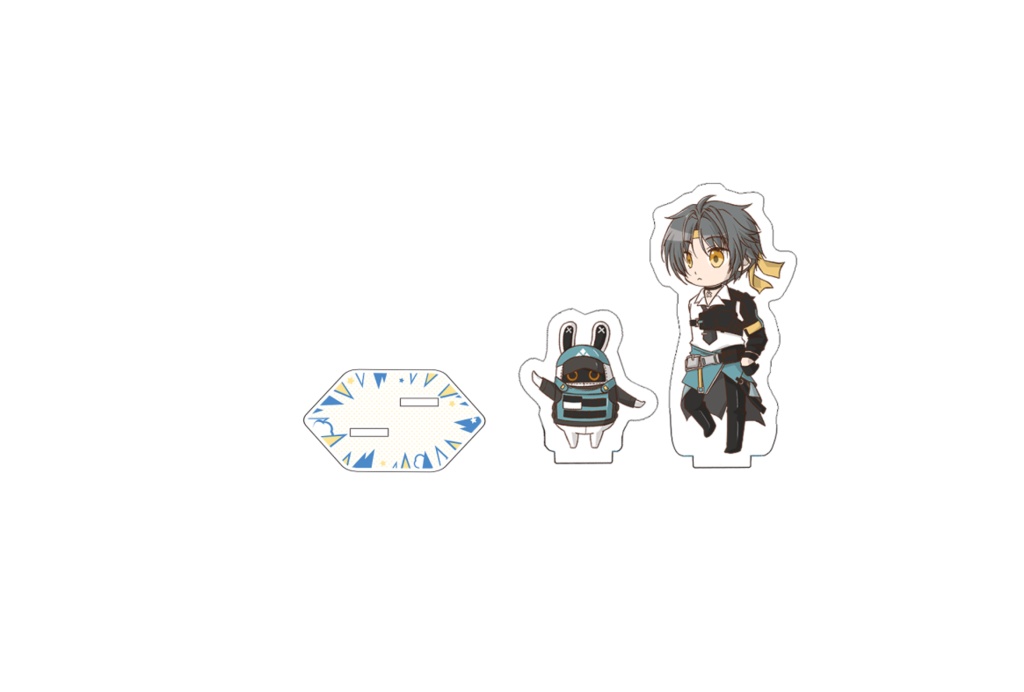 ゼンレスゾーンゼロ　ミニアクリルスタンド　ハルマサ＆ガリバー
