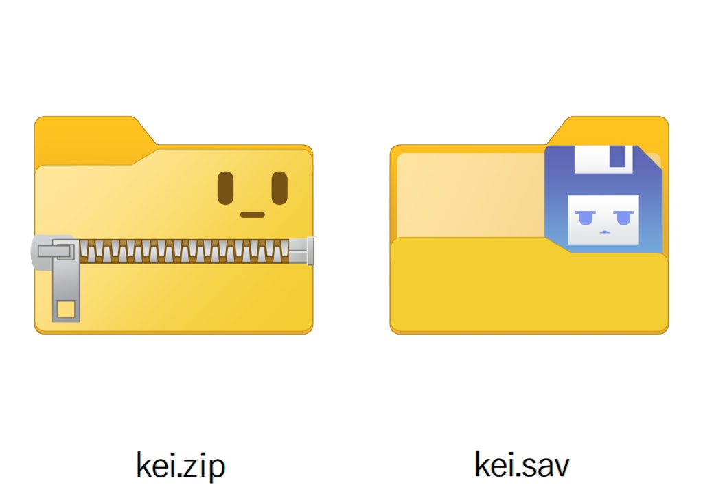 ケイ.zipクリアファイル