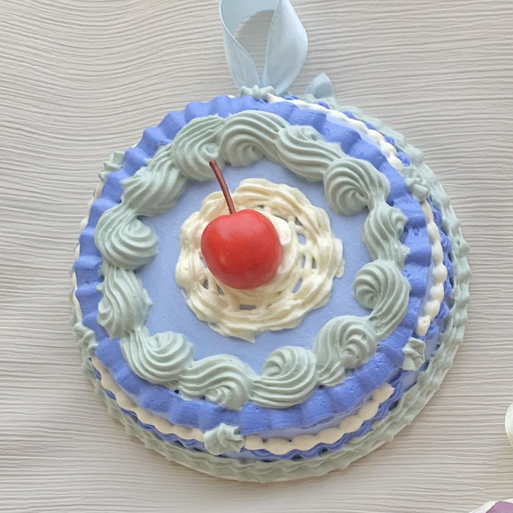 壁掛ケーキ3号ブルーチェリー