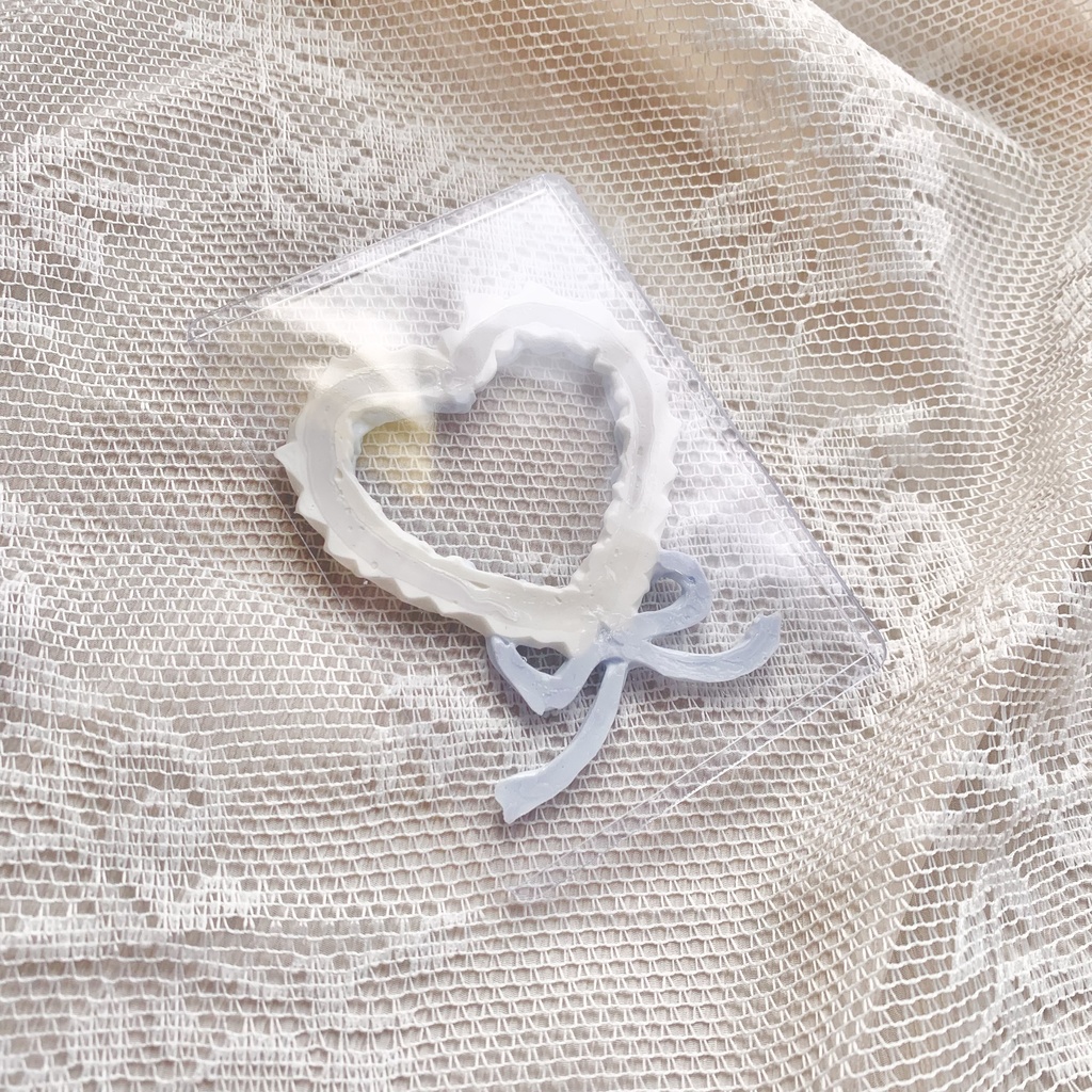 硬質カードホイップデコB8【10】パステルブルー