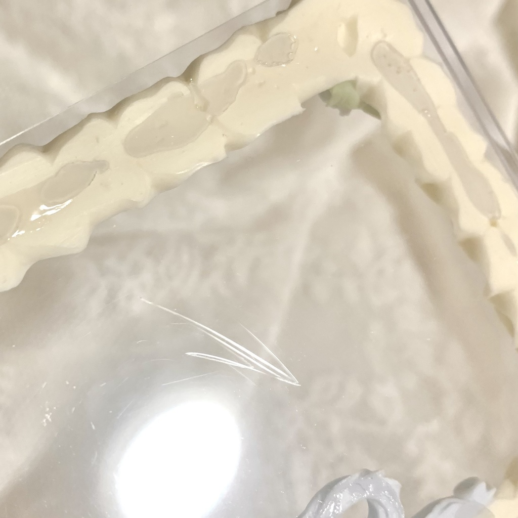 【B7】縦入れ硬質カードケースホイップデコ【W6】※裏面傷あり