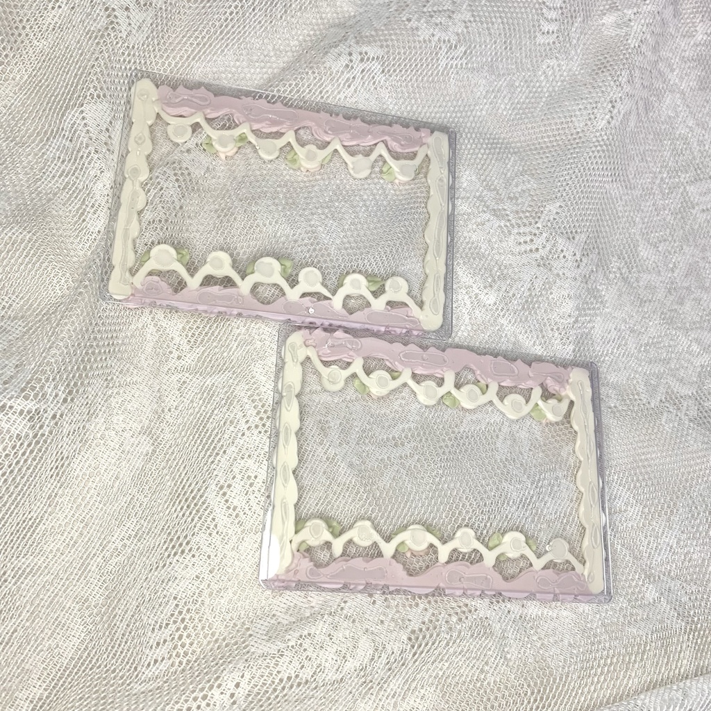 【B7】横入れ硬質カードケースホイップデコ【W7】