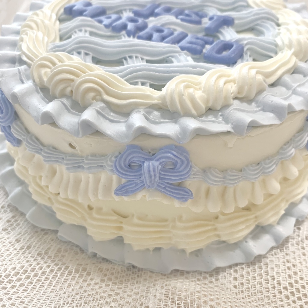 フェイクケーキ ブルー JUST MARRIED 【W21】