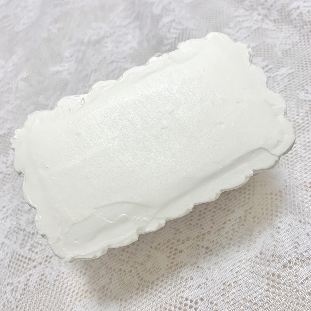 長方形ケーキ「おめでとう」purple × cherry【22】