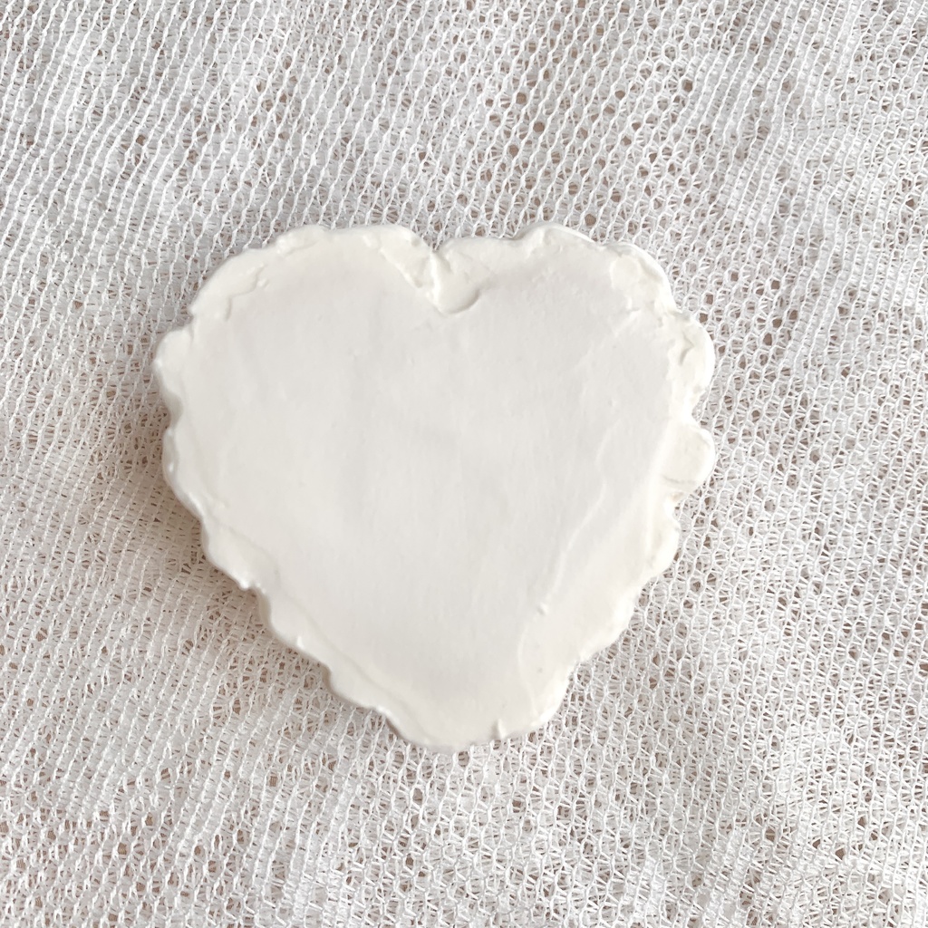 ミニハートフェイクケーキ リボンとバラ【54】