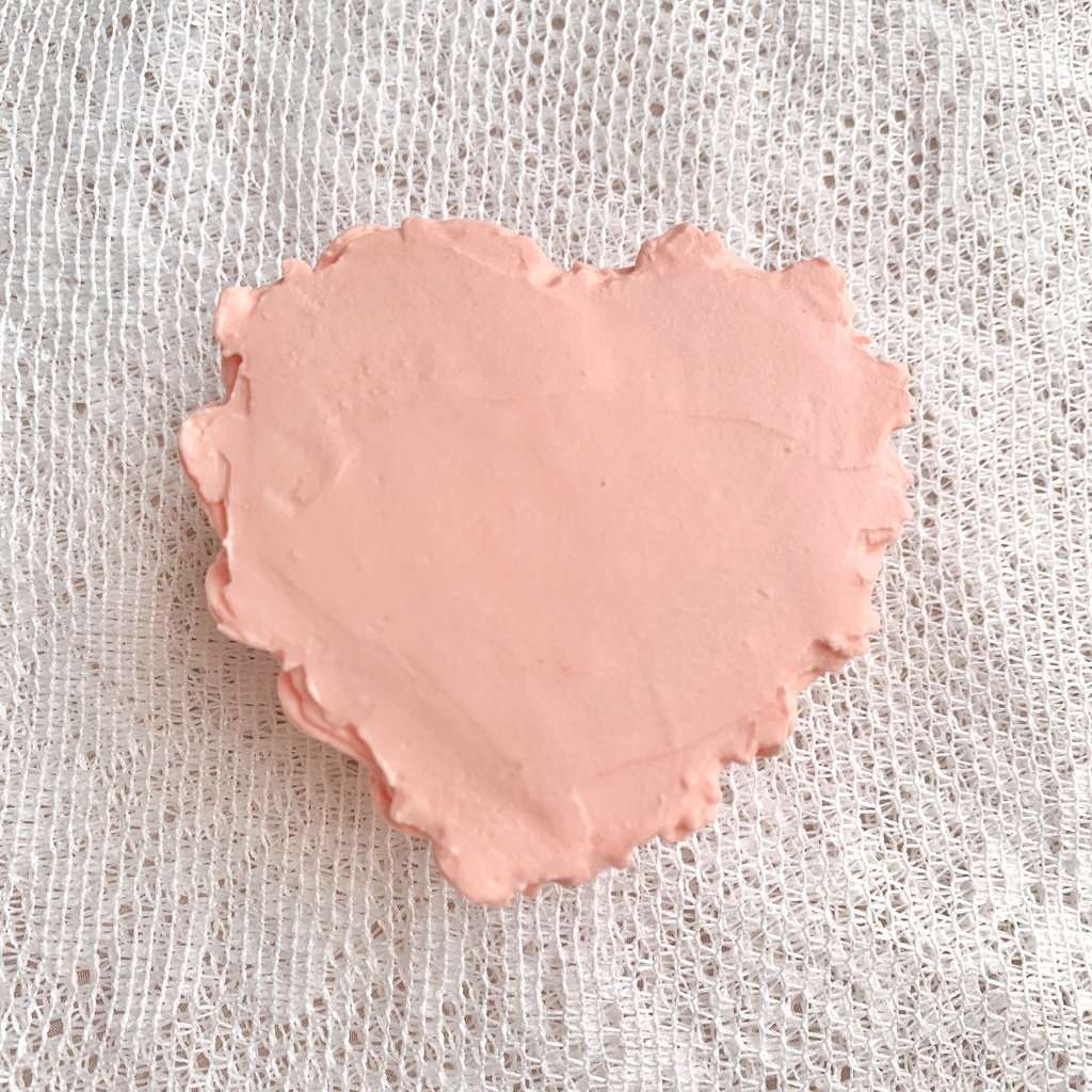 ミニハートフェイクケーキ フリルとバラ【55】