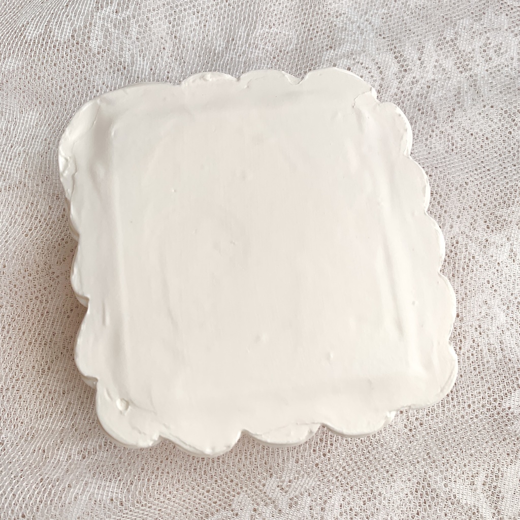 スクエアフェイクケーキ 苺とお花【56】