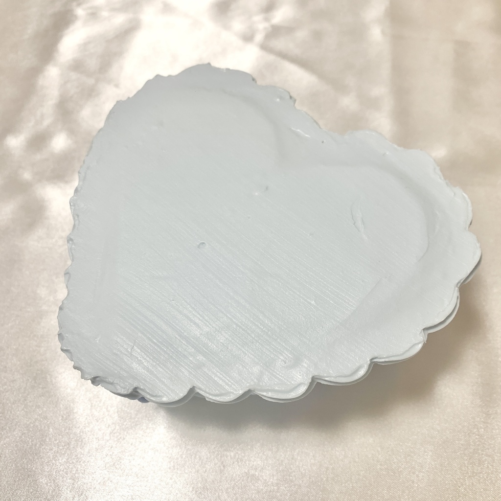 ぽってりお花のハート型フェイクケーキHBD【62】