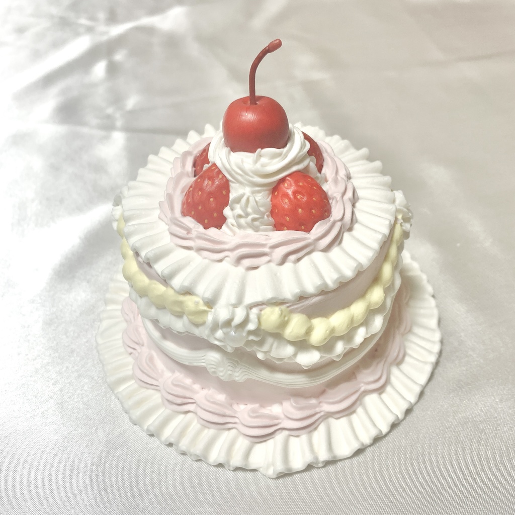 イチゴとチェリーのフェイクケーキ【63】