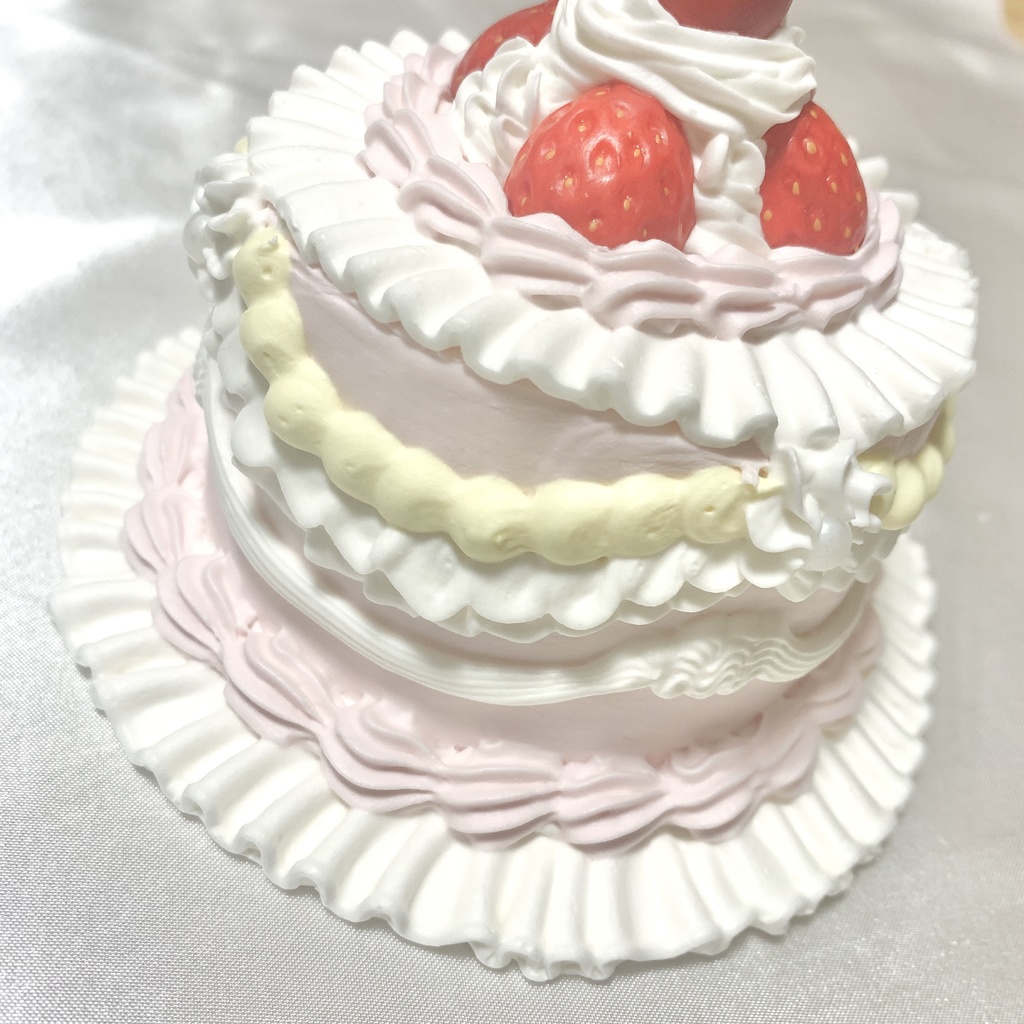 イチゴとチェリーのフェイクケーキ【63】