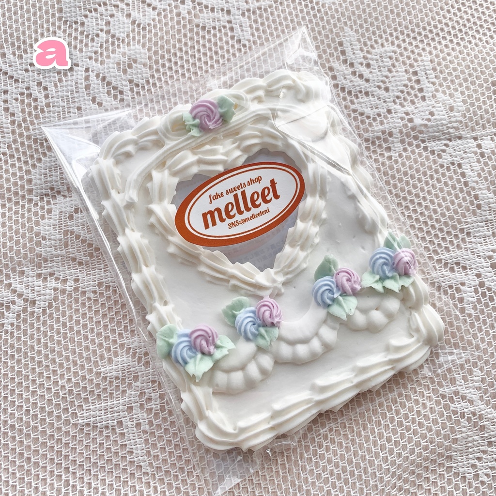 【5/24再販】ケーキみたいなホイップデコ ハート×バラ B8【67】4パターン