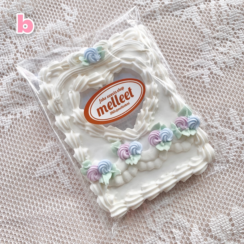 【5/24再販】ケーキみたいなホイップデコ ハート×バラ B8【67】4パターン