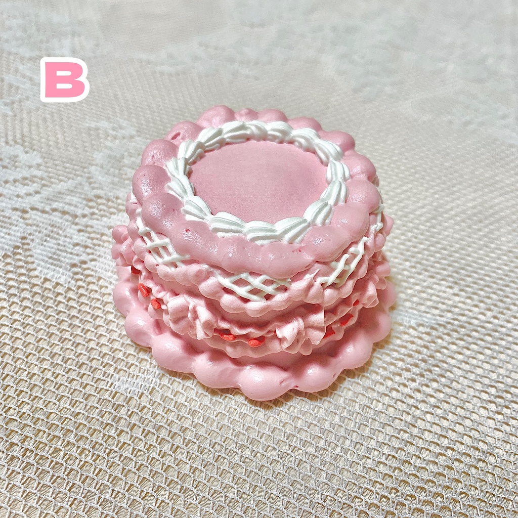 手のひらサイズのミニフェイクケーキ【68】3タイプ