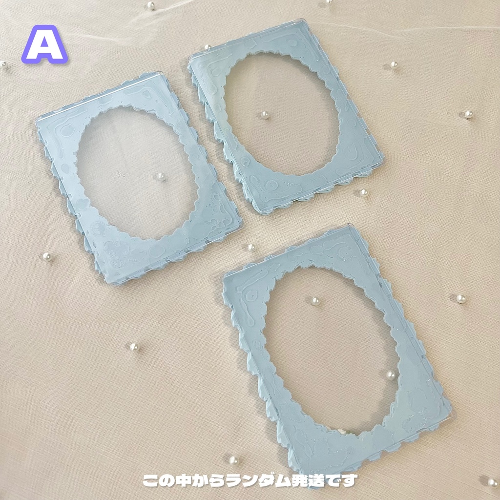 縦横両用 シンプルお花のホイップデコB7 4色【82】