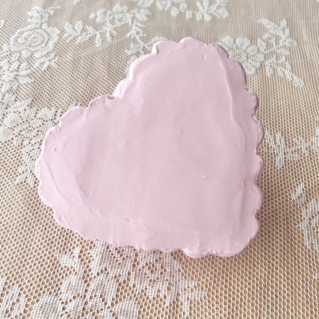 ハート型♡ピンクと白のフリフリショートフェイクケーキ【86】