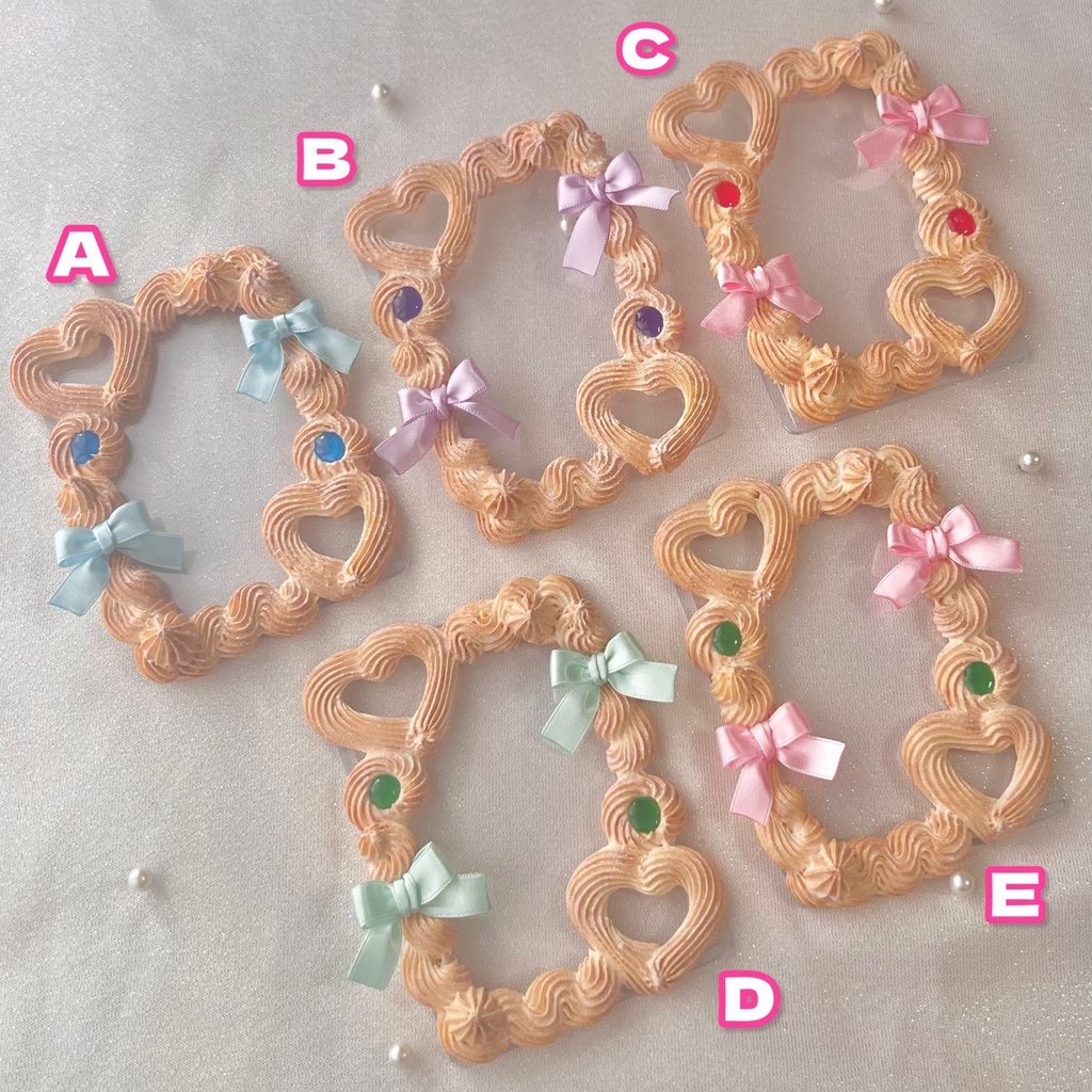 期間限定受注販売⭐︎絞り出しクッキーデコB8 ジャム&リボン お砂糖通常 ワンカラー【92】