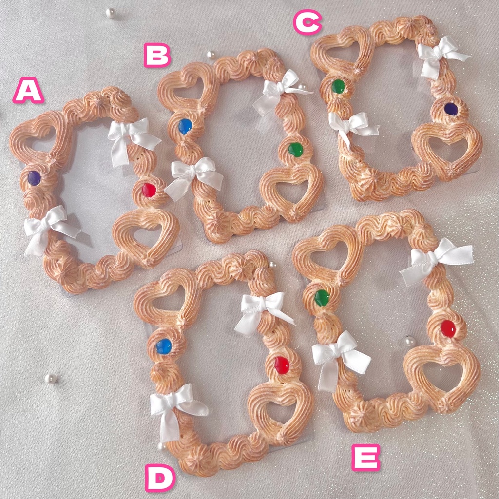 期間限定受注販売⭐︎絞り出しクッキーデコB8 ジャム&リボン お砂糖通常 ミックスカラー【92】