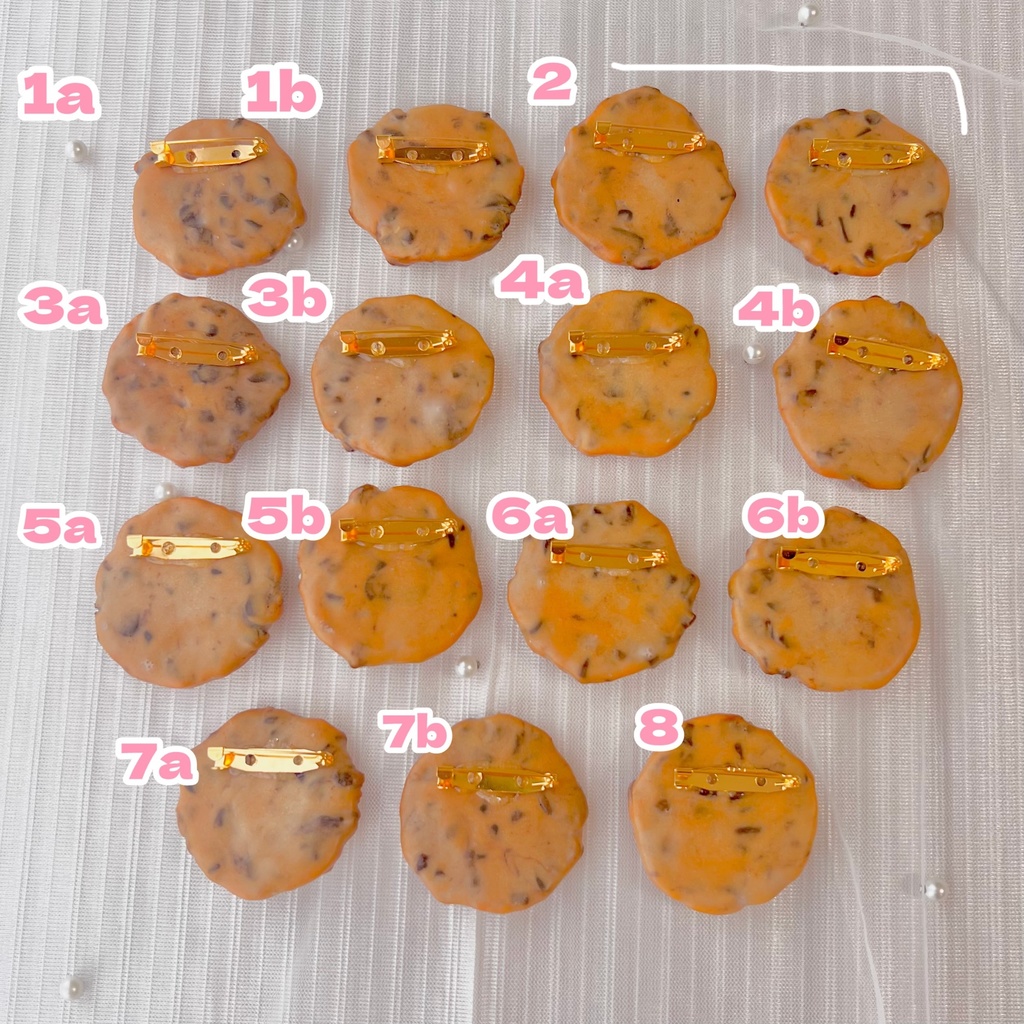 デコチョコチップクッキー ブローチ まる【96】
