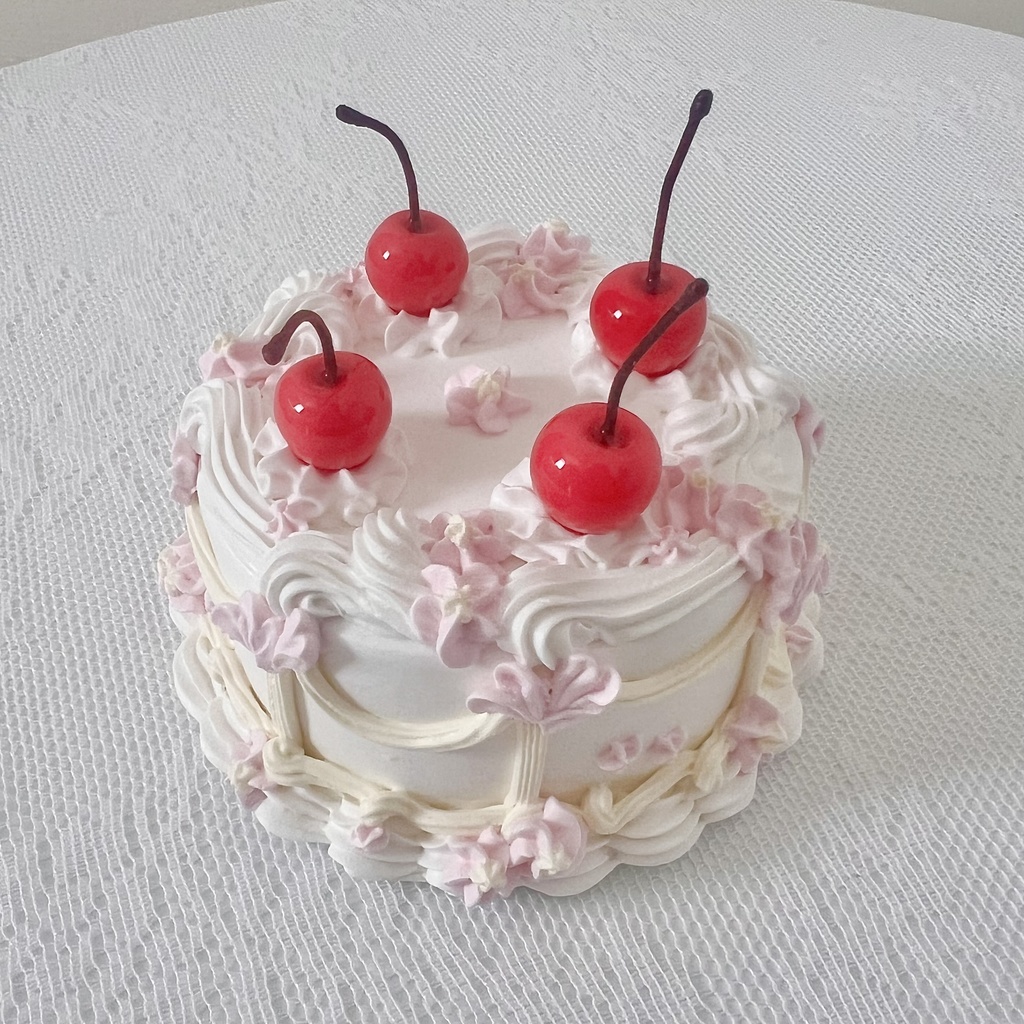 サクラとチェリーのフェイクケーキ【107】