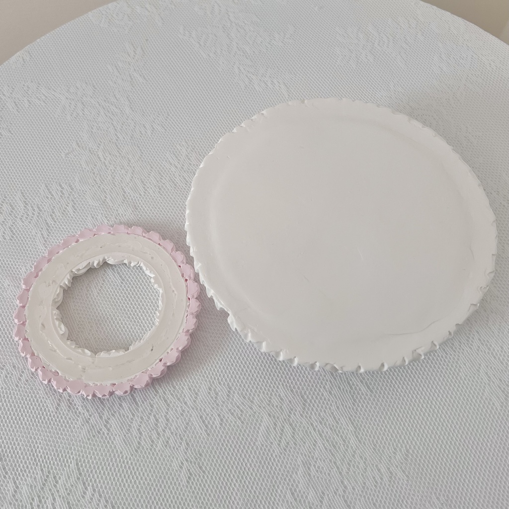 おしゃしんケーキ クリームプレート・フェイクケーキのセット【104】