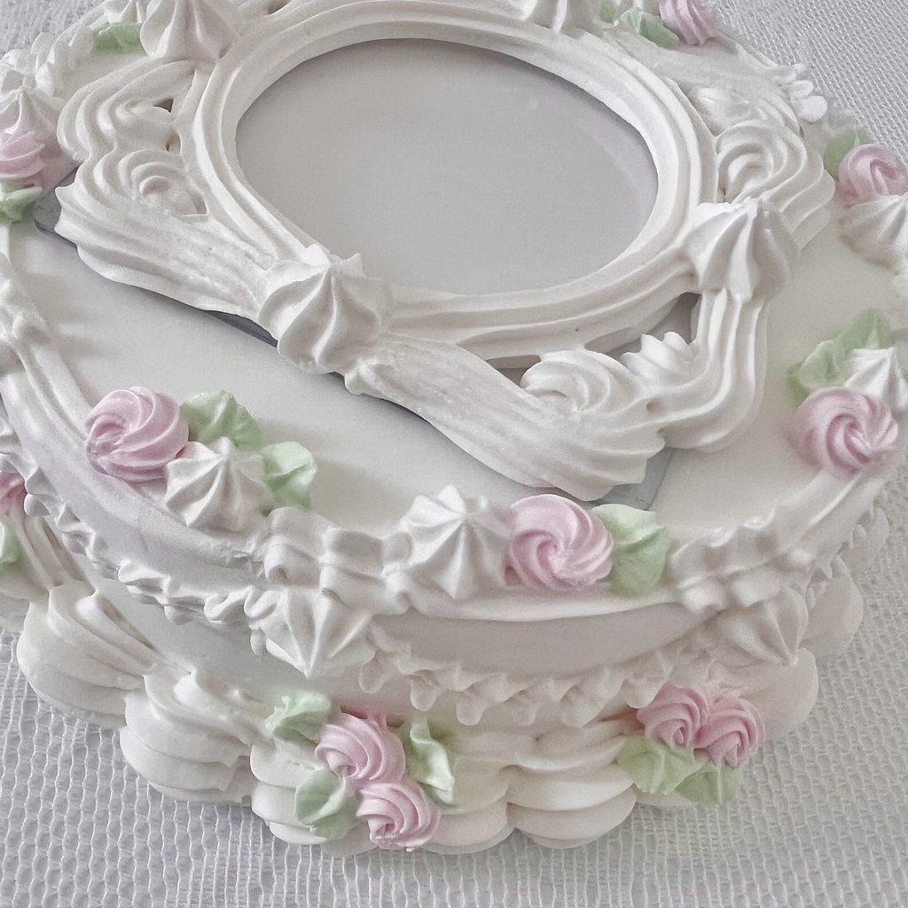 おしゃしんケーキ ましかくケース・フェイクケーキセット【103】