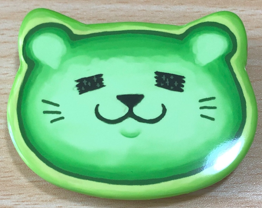 【品切れ】カワウソ霊缶バッジ