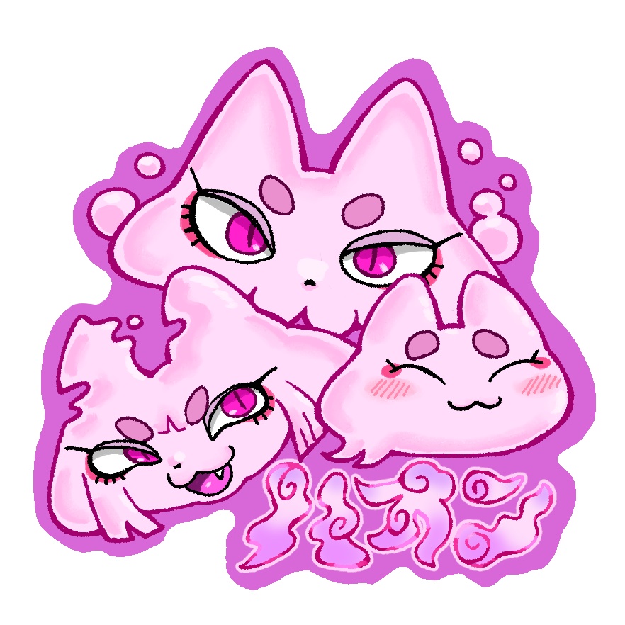 ハオンちゃんおばけステッカー
