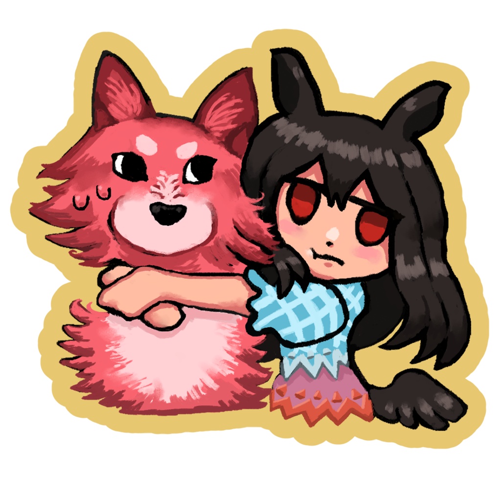 犬ちゃんステッカー