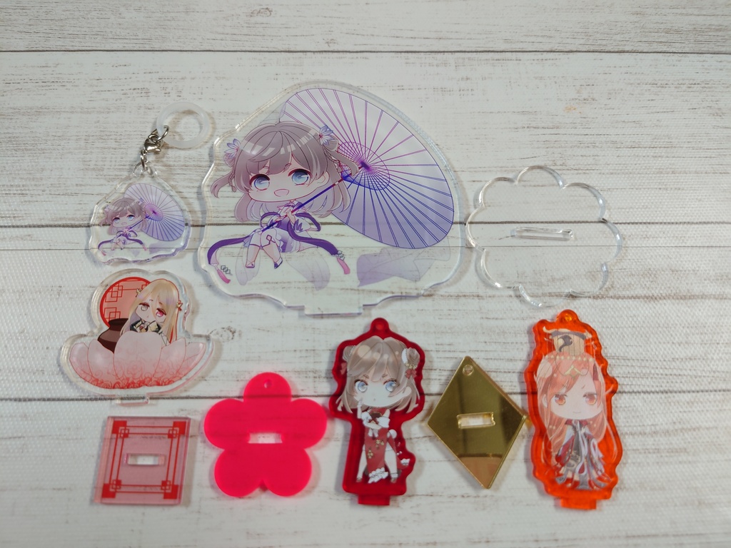 雲游仙鶴 女若 アクリルグッズ