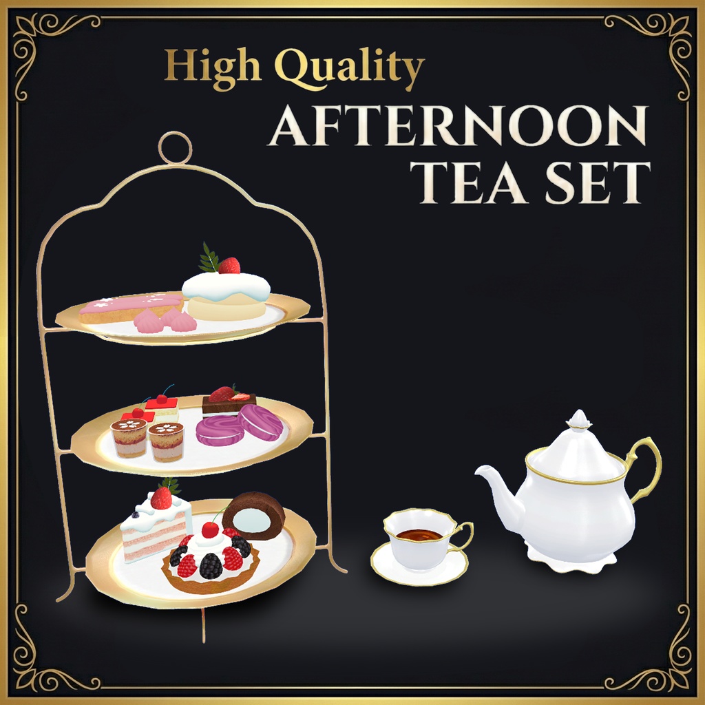 Afternoon Tea Set (Many Dessert)
