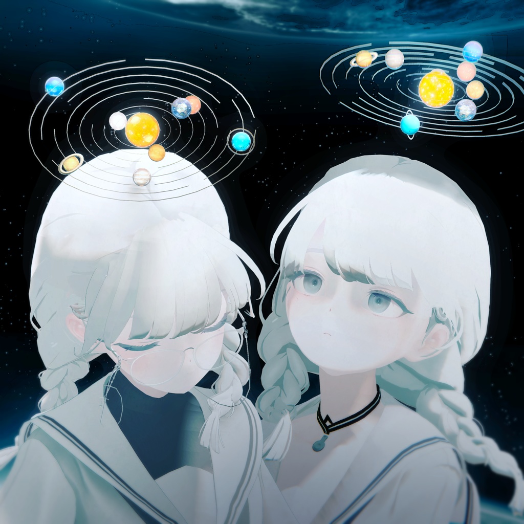 【SALE】No.004 "Mini Planet Halo" ◇ミニプラネットヘイロー◇ 【回転アニメーション付き・MA対応】