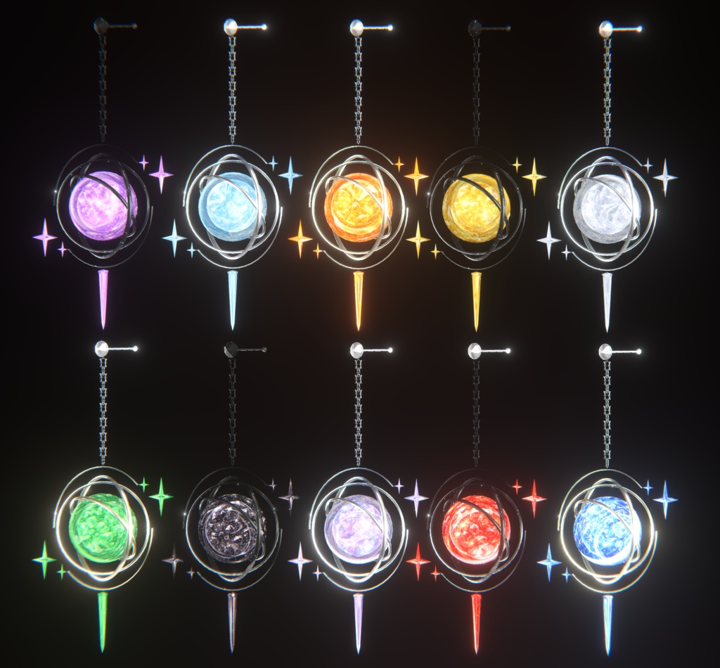 【新作記念SALE】No.005 "Stella Astrologica" -ステラアストロジカ- 【回転アニメーション付き・MA対応】