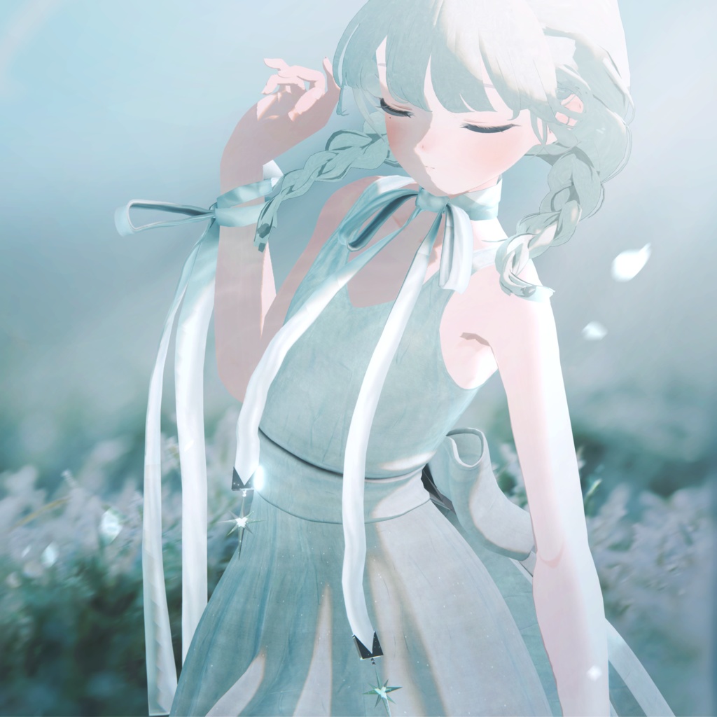 No.006 "Étoile Long Ribbon" -エトワールロングリボン- 【パーティクル付き・MA対応】