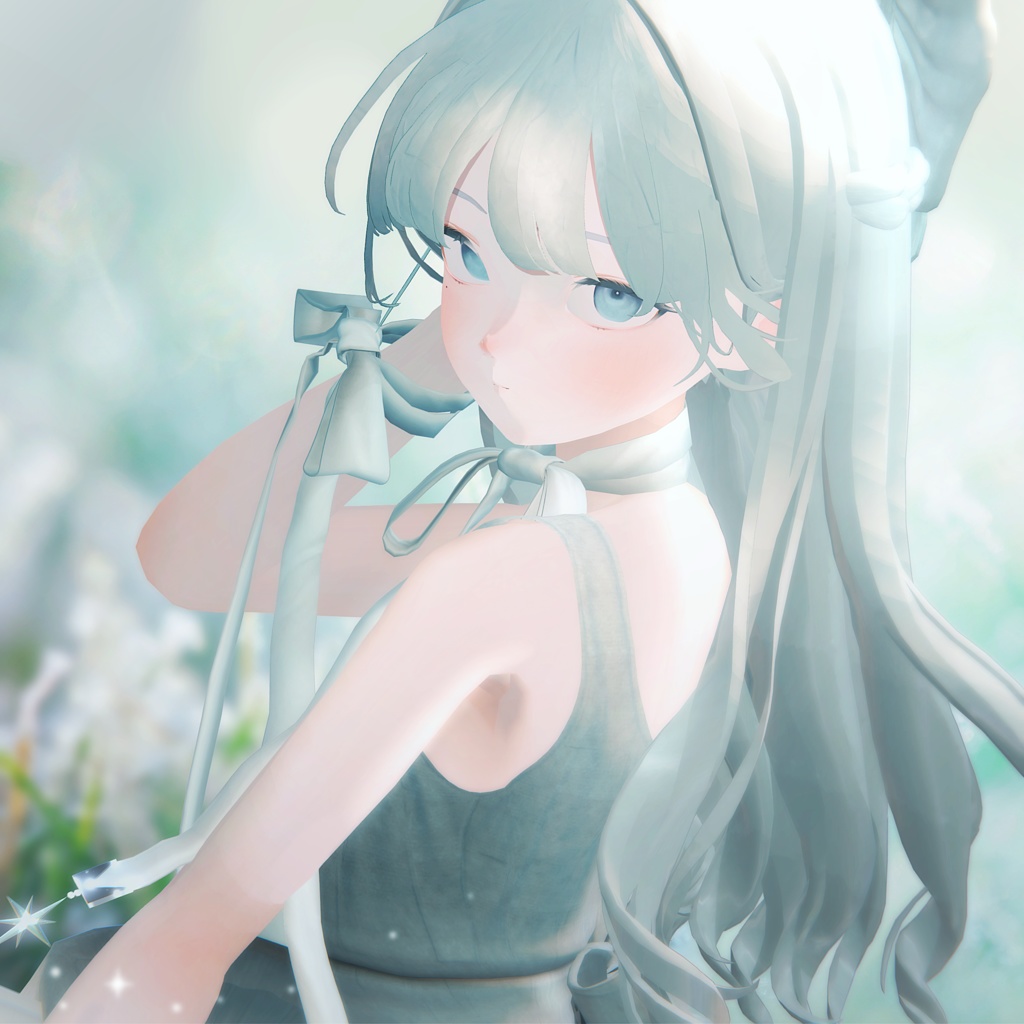 No.006 "Étoile Long Ribbon" -エトワールロングリボン- 【パーティクル付き・MA対応】